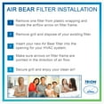 thumbnail image 3 of Air Bear MERV 8 14x25x1 Pleated Air Filter 8-pack (Actual Size: 13.5x24.5x.75), 3 of 7