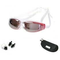 Adult Unisex Swim Goggles with UV Protection – Anti-Fog Mirror Coated Lenses, Leak-Free Fit, Adjustable Strap & Protective Storage Case TIKA