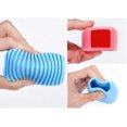 thumbnail image 4 of 2 uds. Lavadero de silicona de Color caramelo, azul y rosa, Mini lavadero creativo de mano, cepillo de lavandería de silicona, 4 of 5