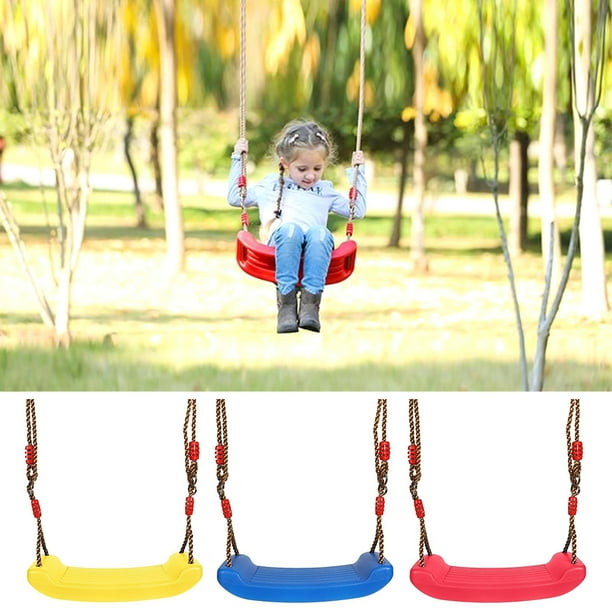 HOTBEST Trapeze Swing Seat, Replacement Single Swing Seat, Adjustable