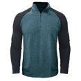 thumbnail image 5 of Shirts for Men Color Blocking Shirt Slim Long Sleeve Stand Collar Casual Sports Bottoming T-Shirt Blouse Men Shirts Casual, 5 of 7