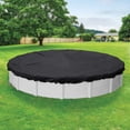 thumbnail image 2 of Pool Mate 10 Year Heavy-Duty Mesh Black Round Winter Pool Cover, 18 ft. Pool, 2 of 5
