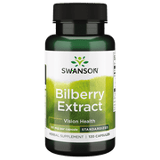Swanson Bilberry Extract - Standardized 60 mg 120 Capsules