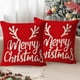 thumbnail image 1 of Decoraciones navideñas, funda de almohada navideña de 17,71 x 17,71 pulgadas, ideal para decoración navideña, ideal para sofás del hogar, funda de almohada de poliéster., 1 of 6