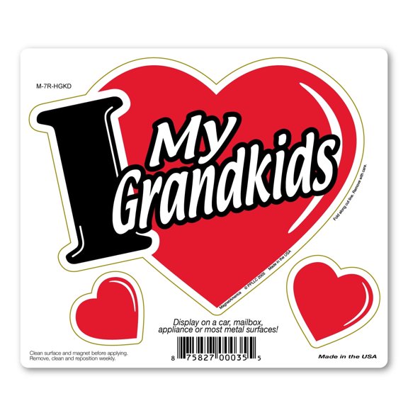 I Love My Grandkids 3-in-1 Magnet