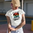 thumbnail image 2 of Does This Shirt Make Me Look Retired, Retirement Quote with Retro Beach, White T-Shirt, Small, 2 of 5