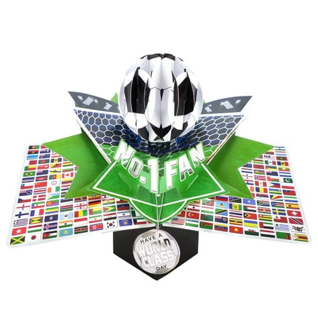 Pop-Up Greeting Card – Soccer (Birthday)