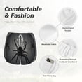 thumbnail image 4 of Balery Black Spiders Pantalones cortos deportivos para mujer con forro y dos bolsillos, elásticos, para entrenamiento, gimnasio, yoga-X-Large, 4 of 7