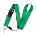 thumbnail image 1 of CUITING Lanyards for Id Badges Polyester Lanyards for Keys Simple Lanyard with Id Holder Yellow, 1 of 3