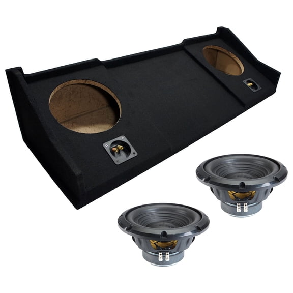 Alpine fits 94-01 Dodge Ram Ext Cab Sealed Dual 10" W10S4 Loaded Subwoofer Sub Box Enclosure 500W RMS 4 Ohm