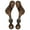Antique Brown, variant on Hilason Leather Horse Riding Spur Strap Western Floral