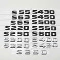 thumbnail image 1 of Glossy Black Rear Trunk Logo Emblem For W220 W221 S55 S63 S65 S350 S600 S400 S220 S430 S500 S550 S320 S420, 1 of 4