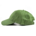 thumbnail image 3 of Polo Style Baseball Cap Ball Dad Hat Adjustable Plain Solid Washed Cotton Mens Womens Forest Green, 3 of 6