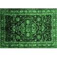 thumbnail image 1 of Ahgly Company Indoor Rectangle Persian Emerald Green Traditional Area Rugs, 2' x 5', 1 of 4