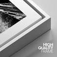 thumbnail image 5 of IDEA4WALL Framed Canvas Print Wall Art Set Black White Snowy Winter Mountain Landscape Nature Photography Modern Art Rustic Scenic for Living Room, Bedroom, Office - 24"x36"x3 White, 5 of 5