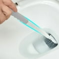thumbnail image 5 of Toilet Brush, Under Rim Toilet Scrubber with S-Shape Design, Extra Long Handle Bathroom Cleaning Brush for Tub, Shower & Tight Spaces, 5 of 7