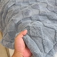 thumbnail image 5 of ZFYXGS Milk Fleece Blanket Winter Thickened Office Nap Coral Fleece Sofa Cover Blanket Shawl Small Blanket All-season Use 70x78 inches Blue, 5 of 6
