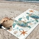 thumbnail image 4 of Toalla de playa de microfibra aterciopelada de doble cara | Secado rápido, absorbente y compacta para viajes, piscina, yoga y picnics., 4 of 6