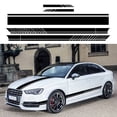 thumbnail image 3 of Racing Side Stripe Stickers for Car Vinyl Car Hood Decal Car Side Graphics, 3 of 10