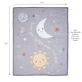 thumbnail image 3 of Bedtime Originals Little Star Celestial 3-Piece Nursery Baby Crib Bedding Set, 3 of 9