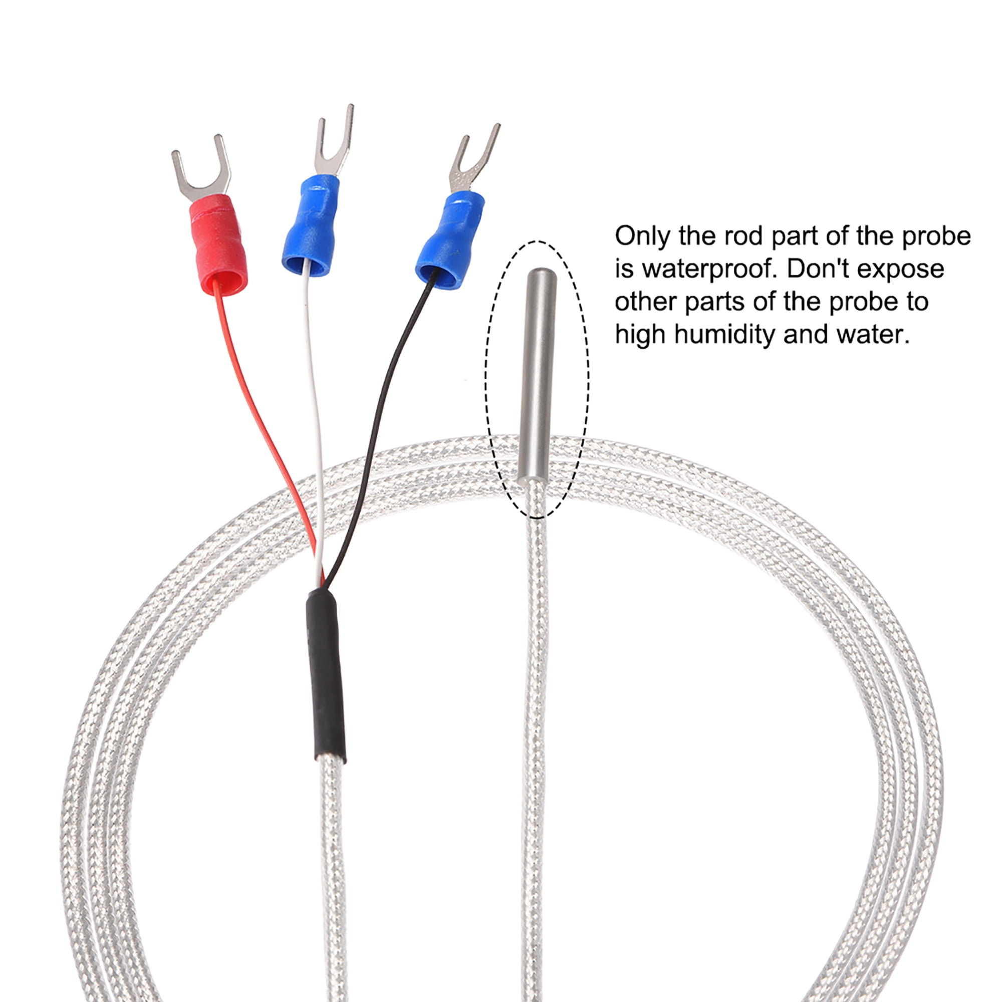Capteur De Température PT100 3 Fils – Sonde Thermocouple Type K – Pour Labo Ou Industrie