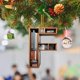 thumbnail image 2 of Adornos de árbol de Navidad con forma de libro, colgante de estantería con forma de letra, adorno de bibliotecario para amantes de los libros, adorno de acrílico para Navidad, regalo para amantes de l, 2 of 7
