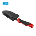 thumbnail image 3 of Uxcell 6.5x3.3" Garden Trowel Thicken Gardening Hand Shovel Garden Hand Tools Flower Beds Transplant Black Red 2 Pack, 3 of 5