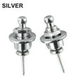 thumbnail image 2 of 2Pcs Guitar Strap Locks Round Head Buttons for Acoustic Electric Bass Partsblack, 2 of 10