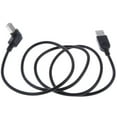 thumbnail image 6 of Rushawy 3xUSB2.0 Male to Type B 90Degree Angle Extension Adapter Cable Bend left 3 Pcs, 6 of 9