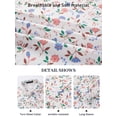 thumbnail image 2 of Floral Button Down Shirts for Women Floral Print Blouse Casual Dressy Long Sleeve Boho Tops, 2 of 8