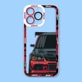 thumbnail image 3 of Coche deportivo Tokyo JDM Drift Angel Eyes funda de silicona suave transparente para iPhone Apple 15 14 12 13 11 16 8 7 SE Plus X XR XS Max, 3 of 5