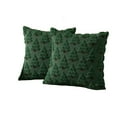 thumbnail image 2 of Set Of 2 Christmas Tree Throw Pillow Covers 18x18 Faux Wool Sofa Decor For Holiday Bedding Porch Decorations Living Room Farmhouse Christmas, 2 of 5