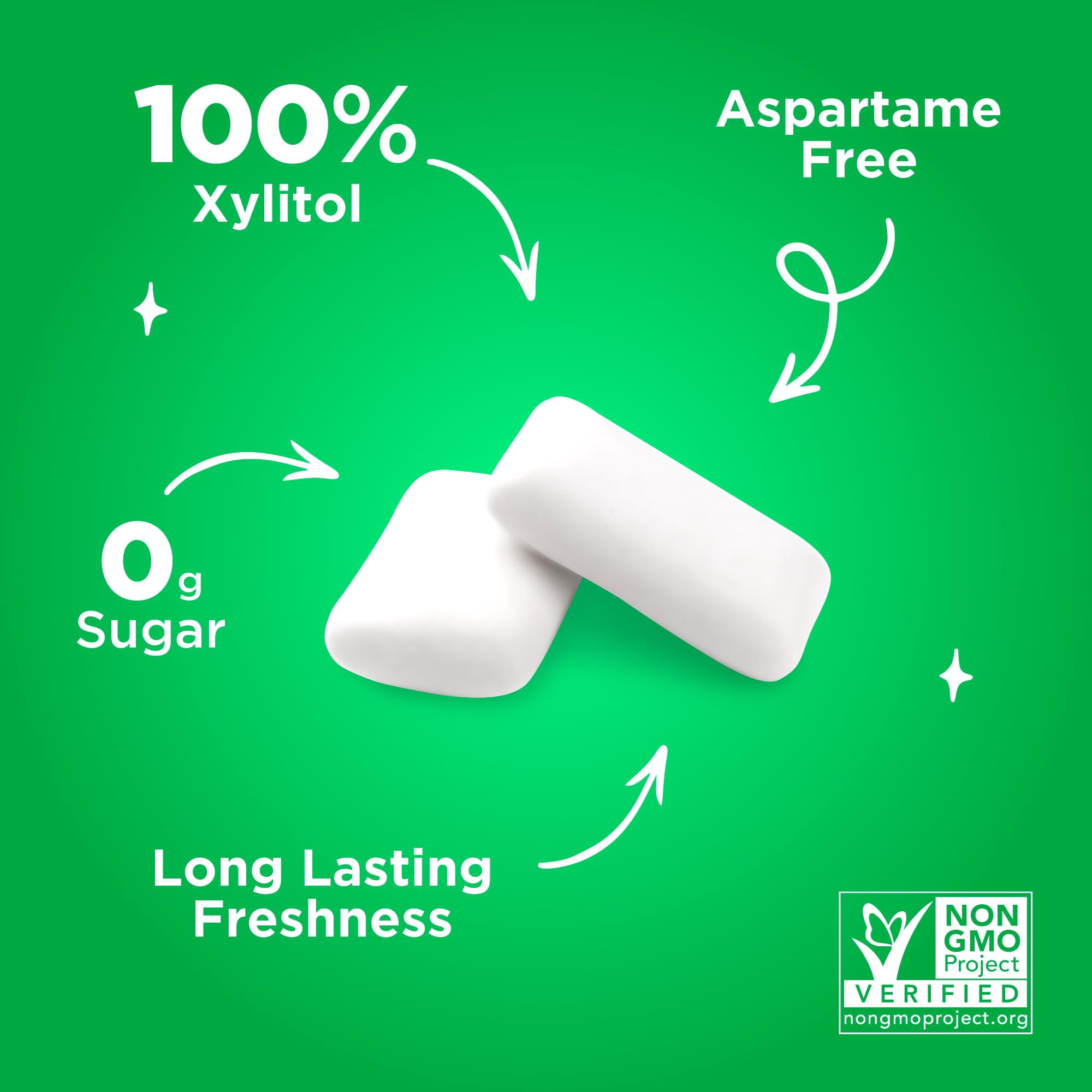 PUR Gum, Aspartame Free Chewing Gum, 100% Xylitol