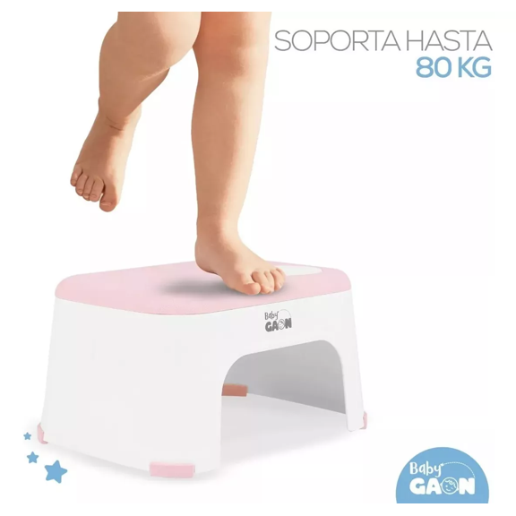 Taburete infantil multiusos | Práctico Banquito para Bebés, escalón de apoyo para baño con proteccio Baby Gaon GN-MUC01 Gaon GAON