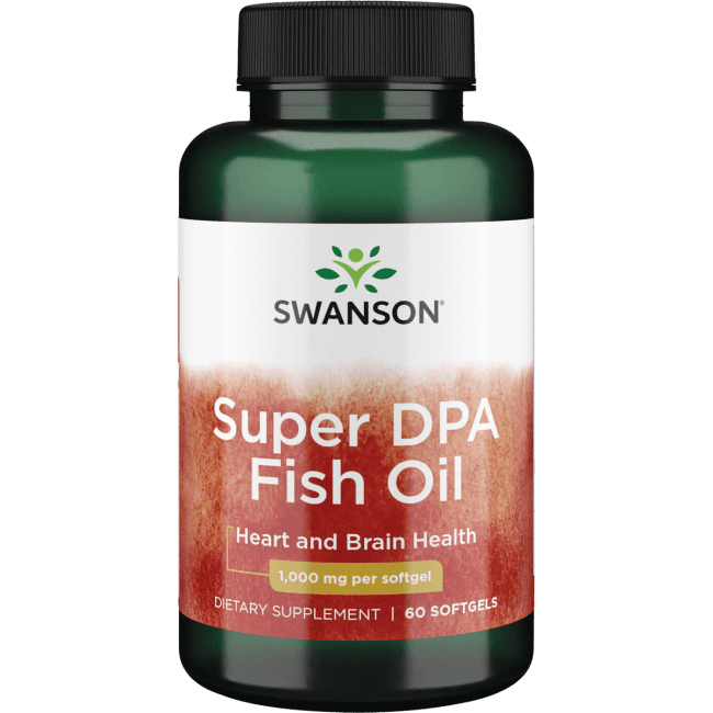Swanson Super Dpa Fish Oil Softgels 1000 Mg 60 Ct Walmart Com Walmart Com