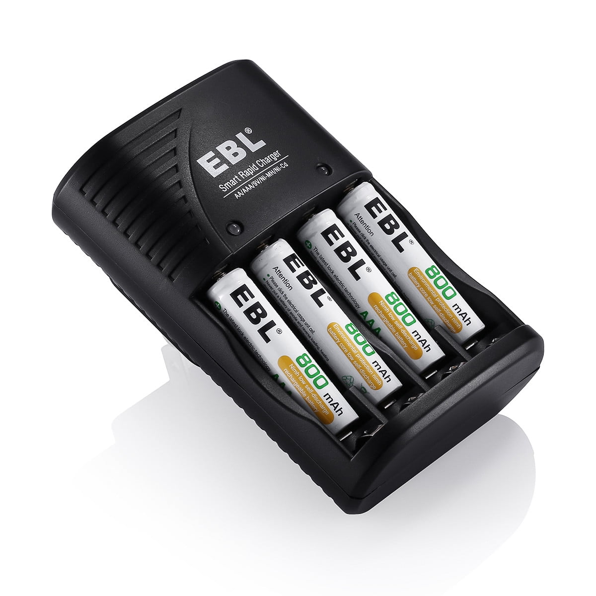 EBL EBL-802 Battery Charger for AA AAA 9V Ni-MH Ni-CD Rechargeable Batteries
