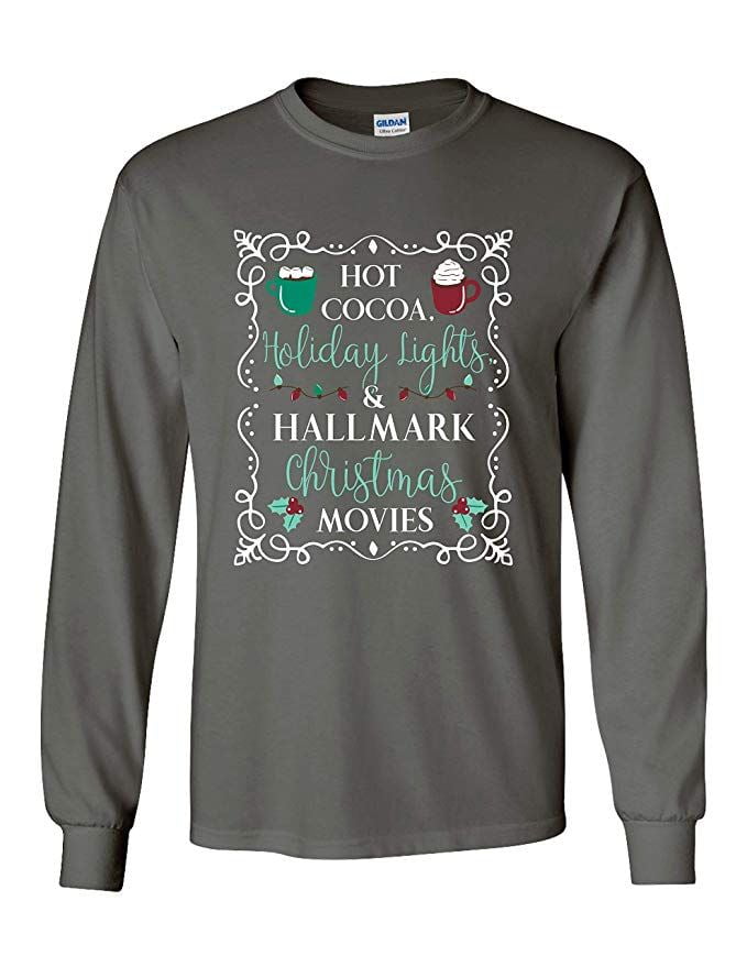 Girlie Girl Originals Best Things About Christmas Hallmark Shirt Long