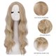 thumbnail image 3 of Yanonmyfd  Long Dirty Blonde Wigs for Women, 24 inch Middle Parting Synthetic Wavy Wig for Daily Party, 3 of 44