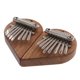 thumbnail image 2 of Pianos De Pulgar Love-Shape Mini Kalimba Piano Kalimba Hecho A Mano Piano De Pulgar Portátil De 8 Notas Instrumento De Dedo De Madera Maciza Para Regalo Perfecto Principiantes Profesionales 1 Par Serendint EL008380-00, 2 of 6