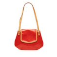 thumbnail image 1 of Pre-Owned Louis Vuitton Monogram Vernis Skein Bay GM Shoulder Bag M91287 Rouge Red Patent..., 1 of 6