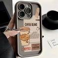 thumbnail image 2 of Fashion Style Coffee Shopping Silicone Case For Samsung Galaxy A35 A55 A34 A54 A33 A53 A52s S24 S23 Ultra S22 Plus S21 FE Cover 2 A14 (5G 4G), 2 of 6