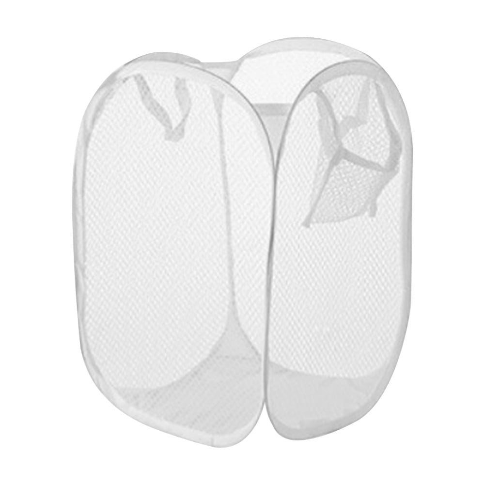Mesh Popup Laundry Hamper, Collapsible Laundry Basket, Foldable Pop Up