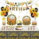 thumbnail image 1 of Vehículo de construcción, excavadora, carretilla elevadora, chico de la construcción, fiesta, vaso de papel, cartón, cuchillo, tenedor, cuchara, mantel, pancarta, decoración de cumpleaños, 1 of 5