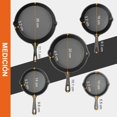 thumbnail image 3 of Sartenes de Hierro Fundido, Sartenes Antiadherentes, Juego de 5 Sartenes Antiadherentes Freír, Multifuncional Sarten Hierro Fundido, 5 Piece Chef Set, 3 of 4