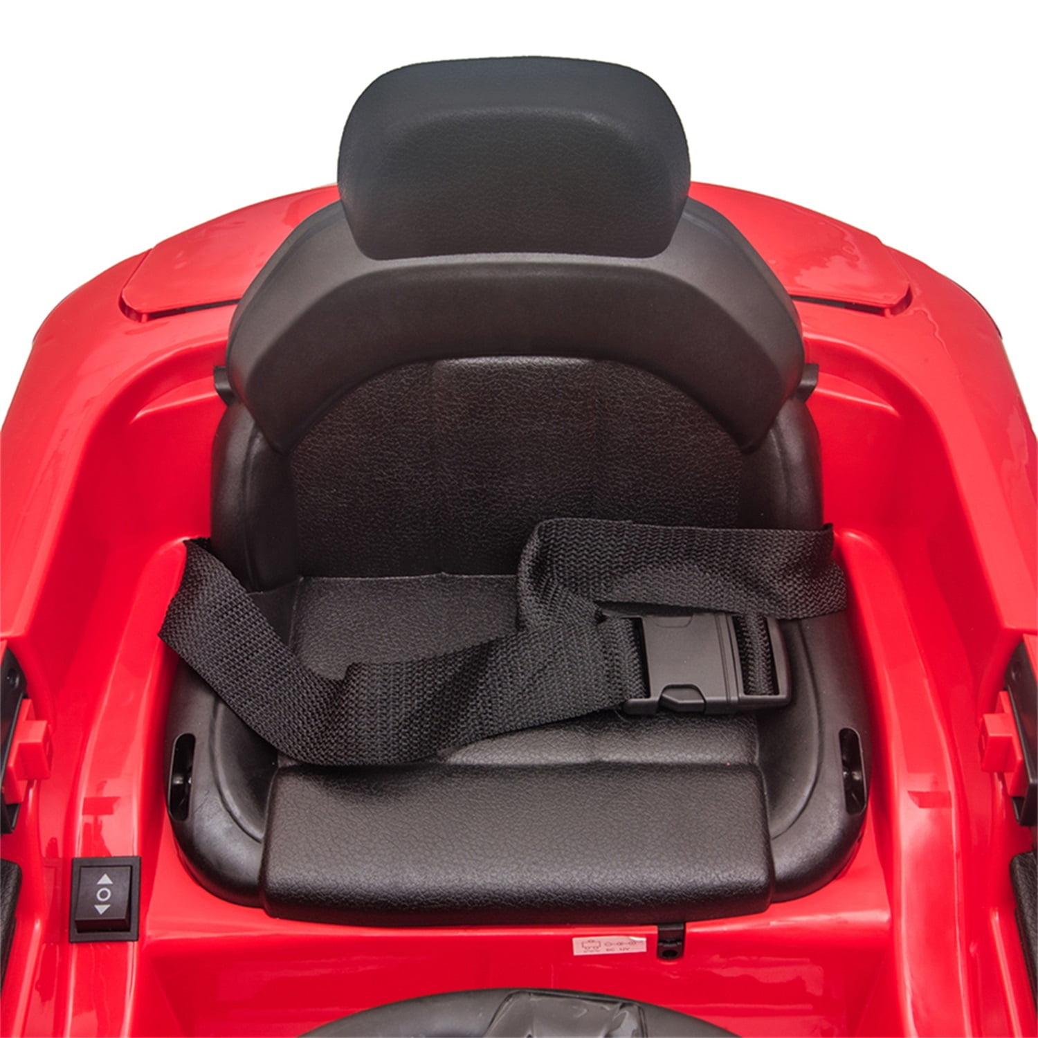 CIPACHO 12V Kids Ride On Electric Car for Kids with Parent Remote Control, Adjustable Speed, Safety Belt, Music&Lights, Ride on Toys for Toddler 1-3 Years, Red