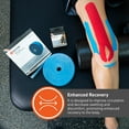 thumbnail image 2 of Soporte Physio Tape Body Sport de 5,1 cm x 5 m, color rojo, 2 of 9