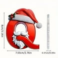thumbnail image 2 of MXTPOV Santa Hat and Beard Alphabet Christmas Ornaments, Acrylic Hanging Letters Set, Festive Tree Decorations with Loops for Holiday Parties and Home Décor, 2 of 3