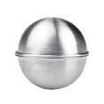 thumbnail image 2 of Joernso 2Pcs Cake Mold Ball Shape Reusable Aluminum Alloy DIY Baking Tool Accessories for Kitchen, 2 of 7
