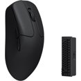 thumbnail image 1 of Biwat M2 4000 Hz Wireless Bluetooth 5.1/2.4 GHz/Wired Optical Mouse, Lightweight 53g Programmable PixArt 3395 Sensor with up to 26K DPI/ 650 IPS for Windows Mac Linux Black, 1 of 4