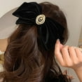 thumbnail image 2 of Pince à Cheveux Nœud Papillon pour Femmes Pince à Cheveux Fleur Perle Barrette pour Filles, 2 of 9